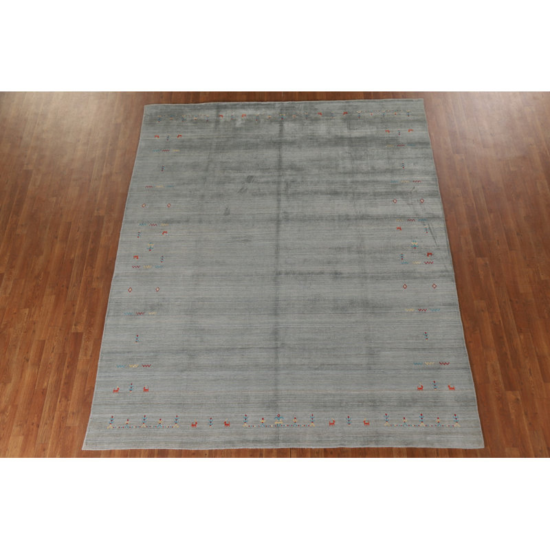 Tapis indien fait à la main Gabbeh 8 x 10