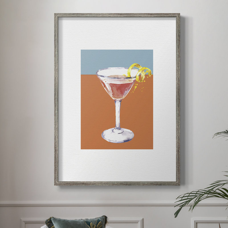 Neon Cosmo, reproduction encadrée - bois massif, H 30 po x l 24 po