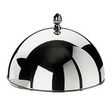Menu & Banquet Cloche for Hors d'Oeuvre or Butter Plate 4.06" - 12 Pieces - Stainless Steel