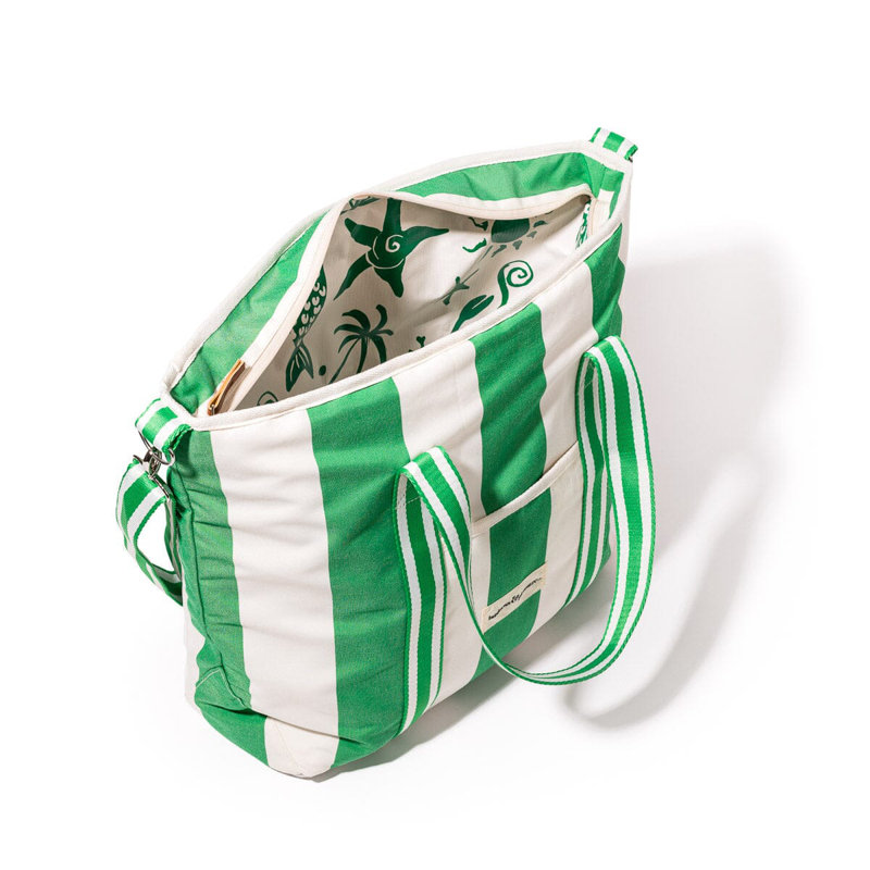 Sac fourre-tout Cooler, Vert/blanc