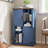 47" Farmhouse Bookshelf With Barn Doors-2012668014