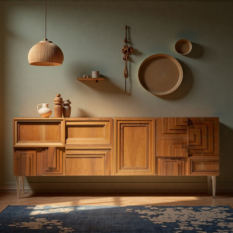 Buffet grande capacité de grande qualité, H 31,5 po x l 78,74 po x P 15,75 po