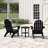 POLYWOOD Classic Adirondack 3 Piece Seating Group-980115813