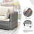 Aliva Wicker 4 - Person Outdoor Conversation Set With Fire Pit Table With Cushions-219207254