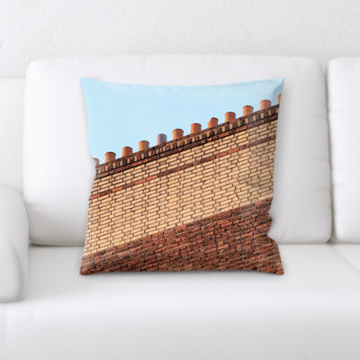 Microsuede Reversible Throw Pillow