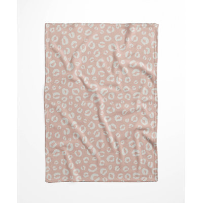 Leopard Play Velveteen Fleece Blanket