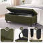 Faux Leather Upholstered Storage Bench-1664387421