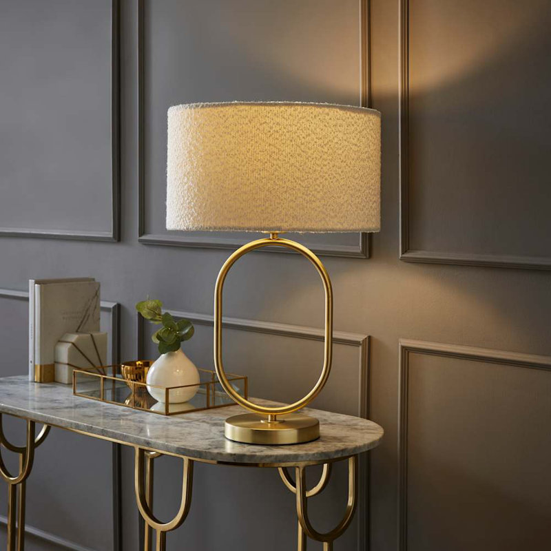 Alechandre Metal Table Lamp, No