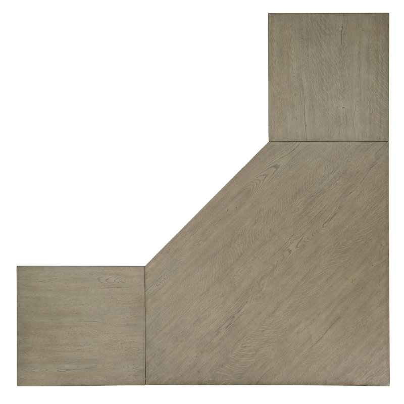 Linville Falls Floating Desk, 30" H x 73" W x 73" D