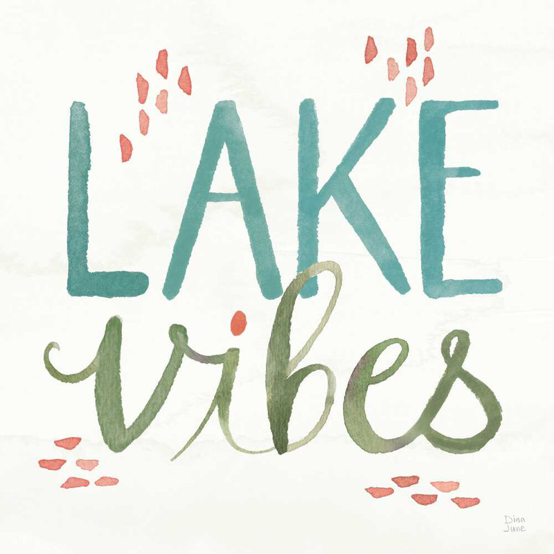 Lake Love VI, H 20 po x l 20 po x P 1,25 po