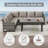 Miapetra 31.1'' Wide Rectangle Wicker Patio Sofa with Cushions