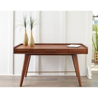 Walter Solid Wood Top Writing Desk