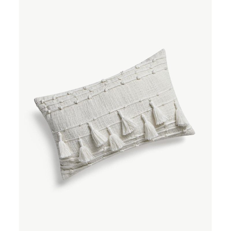 Coussin Blueloom Lola (12 x 20), ivoire