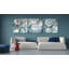 Aqua Azul Set II by John Beard - Artist Enhanced Canvas Print-709308347-688047218