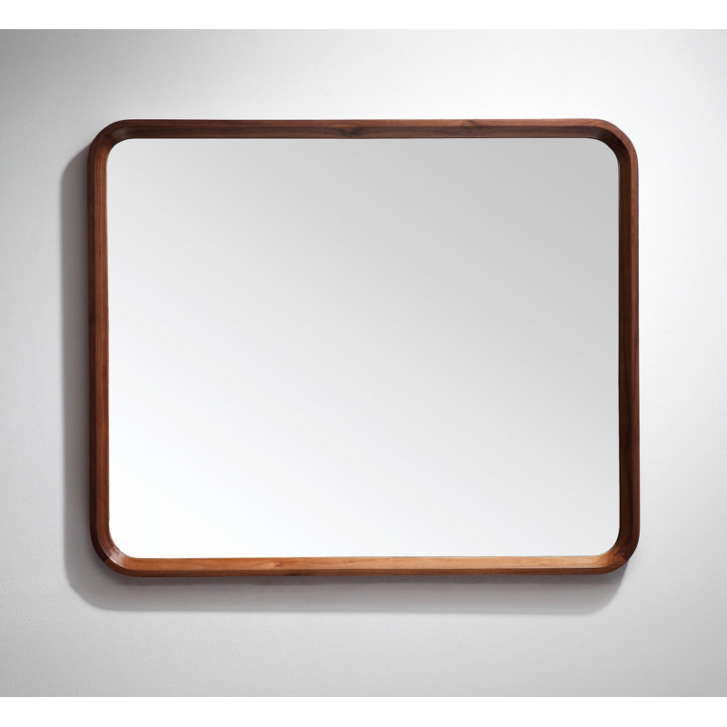 Miroir plat Aliyani, Noyers, 29,5 po x 35,5 po