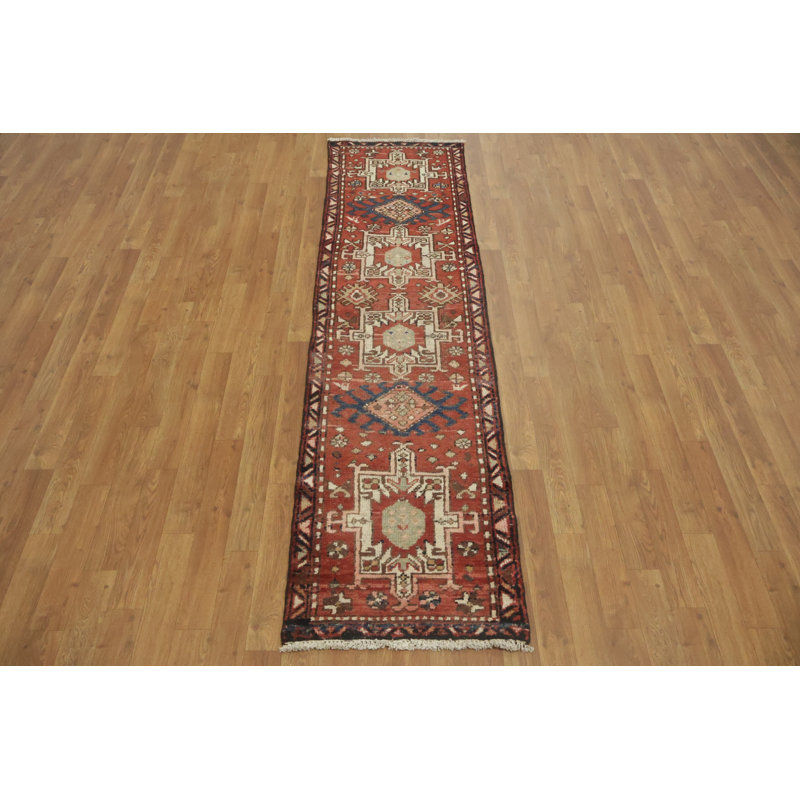 Tapis de couloir traditionnel semi-antique Old