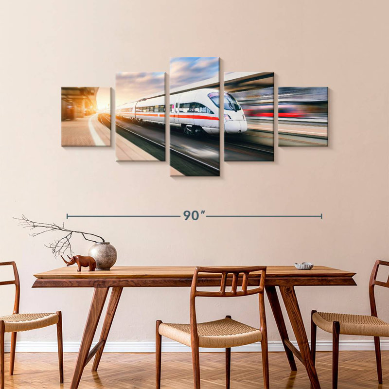 High Speed Train, 42" H x 92" W