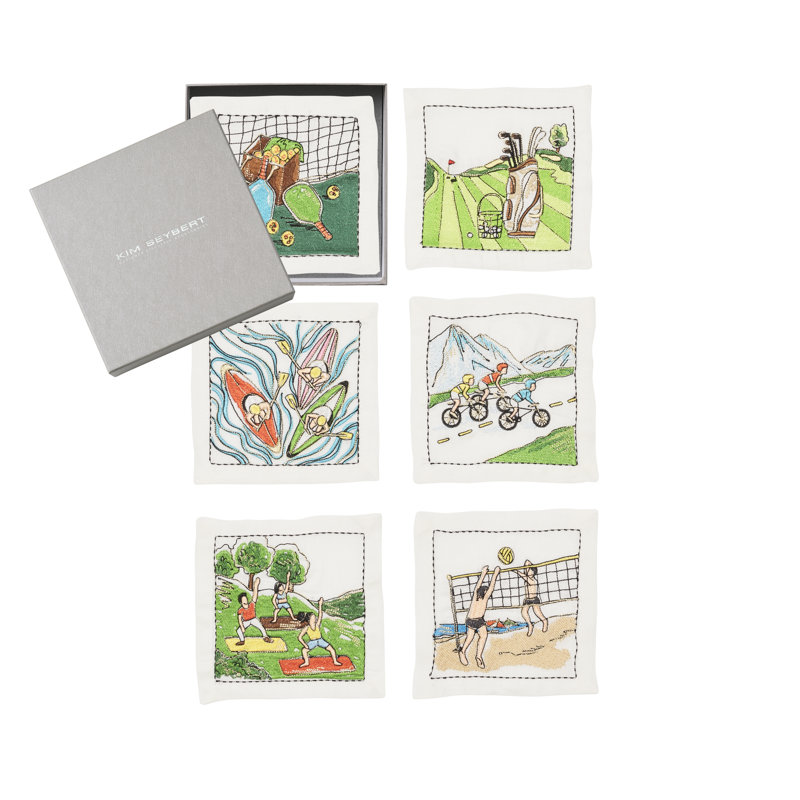 Venture 6-Piece Cocktail Napkin Set