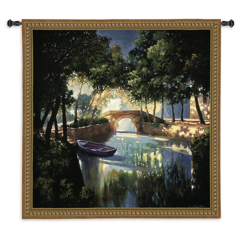 Nature wall tapestry - , Landscape, Seascape Boat Tapestry