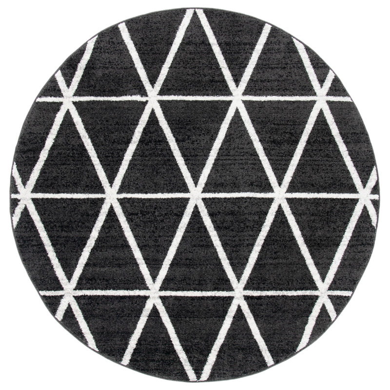 Adirondack Performance Geometric Rug, Round 6'