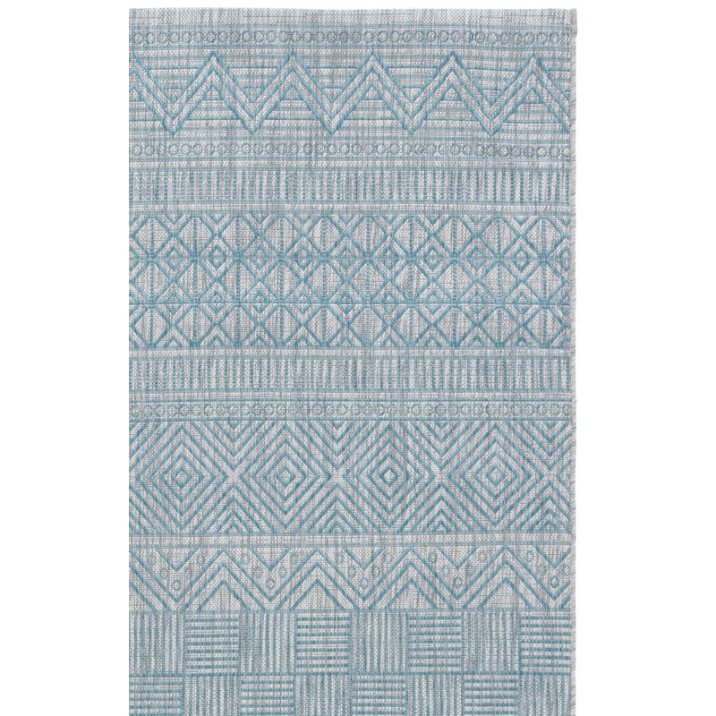 Courtyard Performance Southwestern Indoor/Outdoor Area Rug, Rectangle 2' x 3'7"