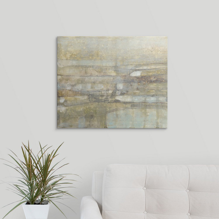 « pastel scape ii », reproduction d’art jennifer, H 25 po x l 30 po x P 1,5 po, Toile