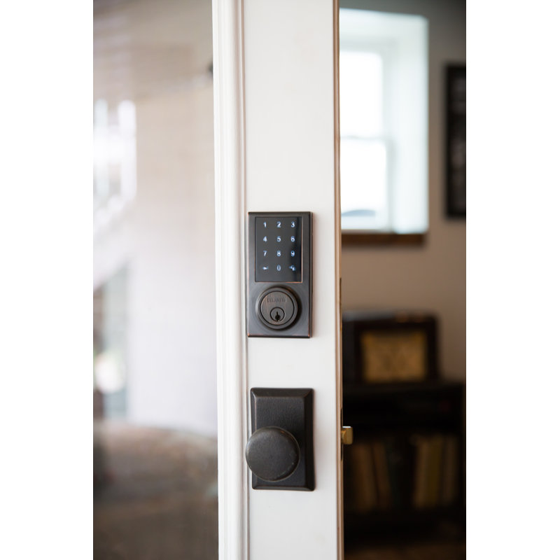 KP300 Electronic Single Cylinder Deadbolt, Tuscany Bronze