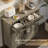 Kitchen Storage Cabinet, Modern Farmhouse Buffet Cabinet With Storage, Coffee Bar With 2 Drawers And 2 Doors, Floor Sideboard Buffet For Living Room, Dining Room, Bathroom-1789319279