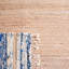 Tapis en jute / laine / coton tissé à la main Makensy en brun / bleu marine-2058957174