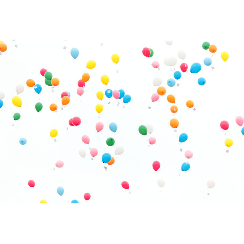 Balloons - Wrapped Canvas Print, 30cm H x 46cm W x 3.8cm D