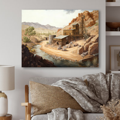 Wild West Mine in Arizona II - Impression sur toile