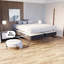 Sommier tapissier / base en bois fendu pour support de matelas, entièrement assemblé-457351296-457351417