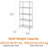 Cupertino 23.2'' W Steel Shelving Unit-283133622
