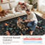  Tapis noir lavable à la machine 8 x 10 Garbrand Wild Jungle Animal-1527215214