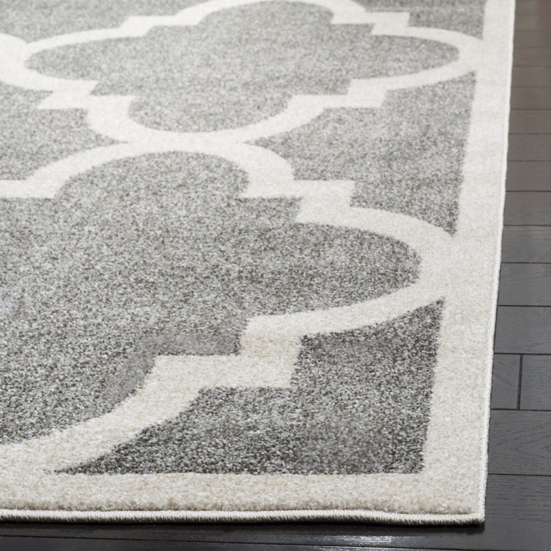Kathy Geometric Hand Woven Indoor / Outdoor Area Rug, Square 213 cm