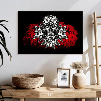 Hitzel Floral Skull