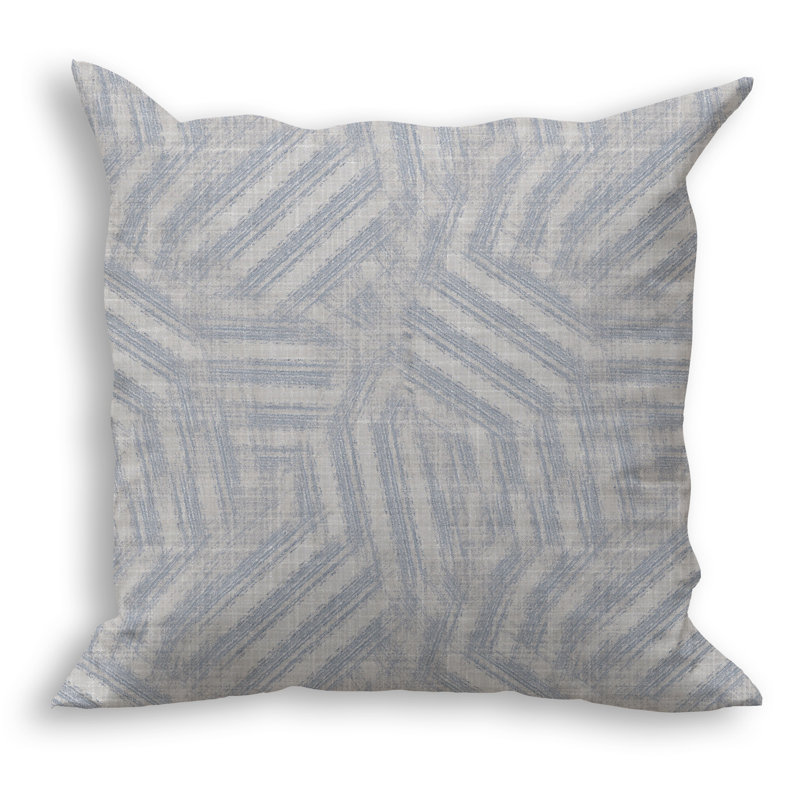 Abstract Outdoor Reversible Throw Pillow, 26" x 26"