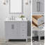 Meuble-lavabo double 60 po Hollister