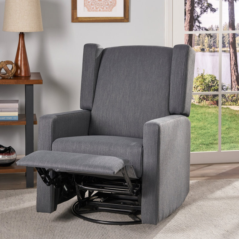 SWIVEL GLIDER RECLINER, Modern Style Upholstery Recliner