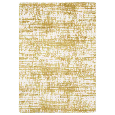 Stanuta Distressed Etchings Gold/ Ivory Area Rug