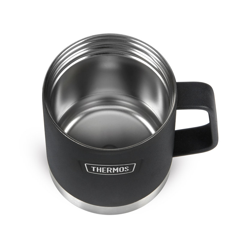 Stainless Steel Coffee Mug, Black
