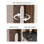Portemanteau pivotant en acier inoxydable