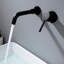Robinet pour salle de bain mural à poignée simple-125590036