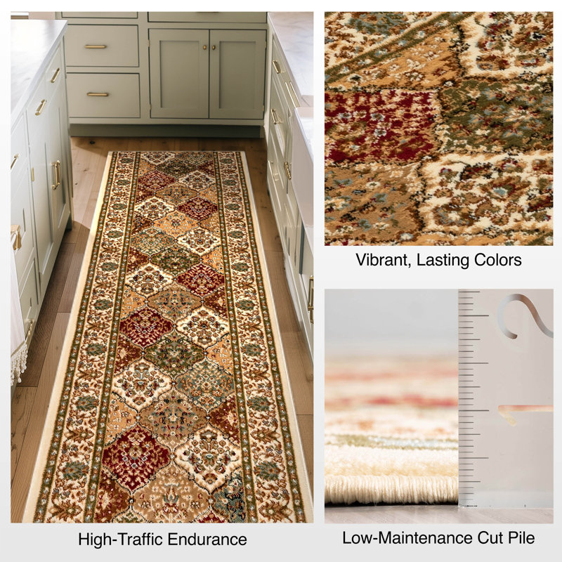 Tapis d'escalier Almore Pyla, Tapis de couloir 2 pi 2 po x 33 pi
