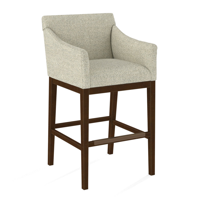 Upholstered Stool, 61612-74, Black