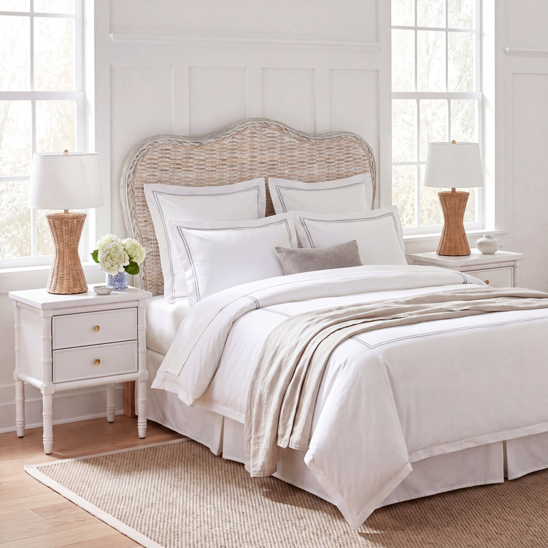 Litchford Headboard, Queen, White Washed