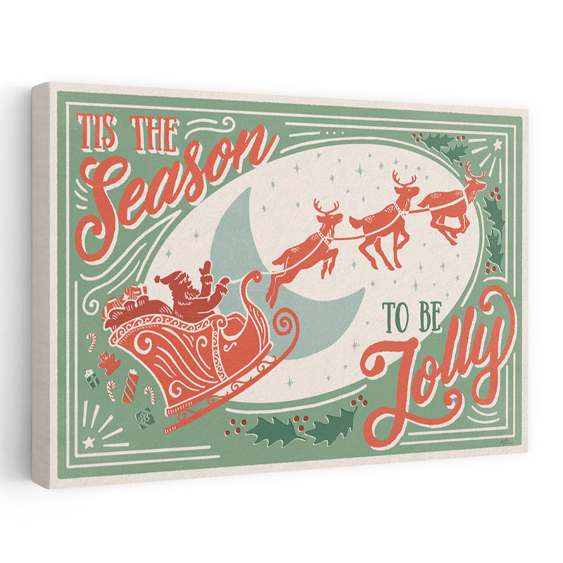 Naughty And Nice I - animaux, baies, bonbons, cannes, art, H 36 po x l 48 po