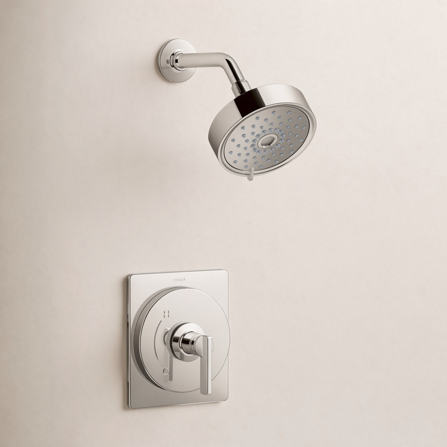 Castia 2.5 GPM Rite-Temp Shower Trim Kit, Satin Nickel