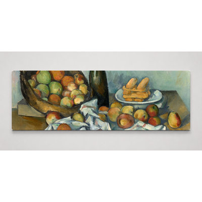 Le panier de pommes (vers 1893) - Art mural sur toile panoramique
