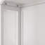 Armoire penderie à deux portes en verre 62 ", 23,62" avec garde-robe incassable et moderne